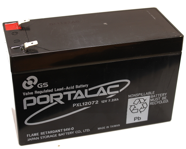 DC12V 7.2Ah 鉛シールドバッテリー GS PXL12072 中古 DC12V 7.2Ah 鉛シールドバッテリー GS PXL12072 中古