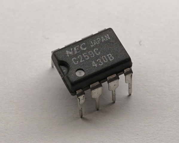 2回路 オペアンプ NEC μPC259C