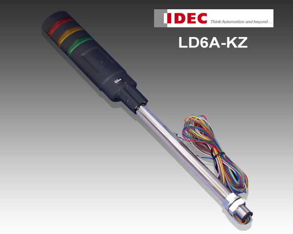 24V 3色LED積層表示灯 IDEC LD6A-KZ