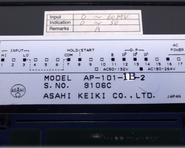 デジタル電流計 旭計器 AP-101-1B-2