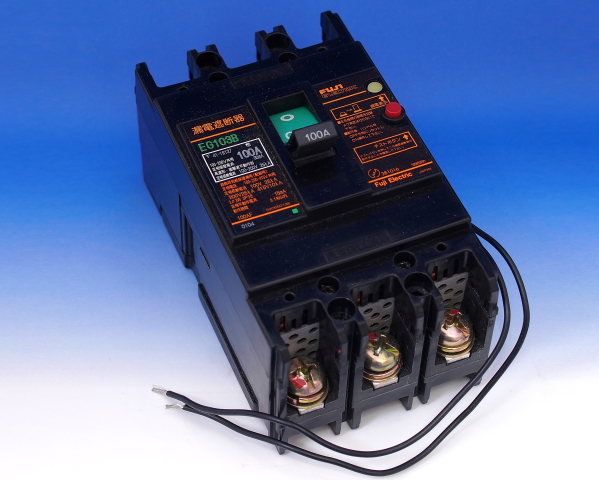 AC100-200V 3相 100A 富士電機 漏電遮断機 EG103B