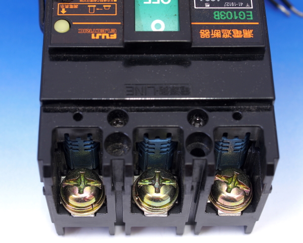 AC100-200V 3相 100A 富士電機 漏電遮断機 EG103B