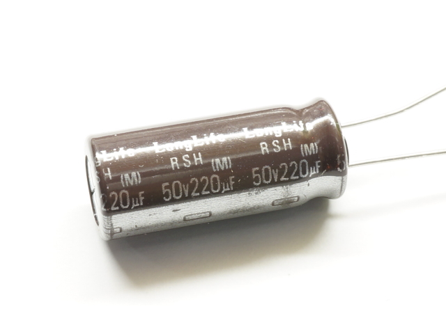 50V 220μF ELNA アルミ電解コンデンサー RSH