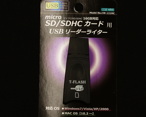 USB micro SD/SDHCカード リーダーライター CoreWave CW-131MC (312)