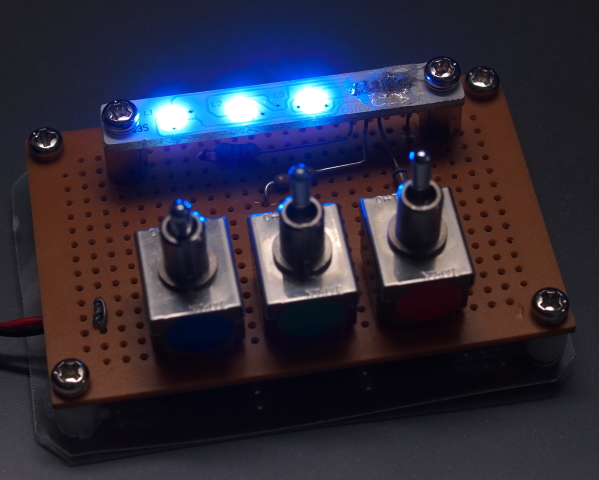 RGB 3チップ×3回路 LED バー ユニット　COTCO CS3F1TO-A