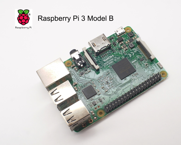 Raspberry Pi 3 Model B（RSコンポーネンツ製）