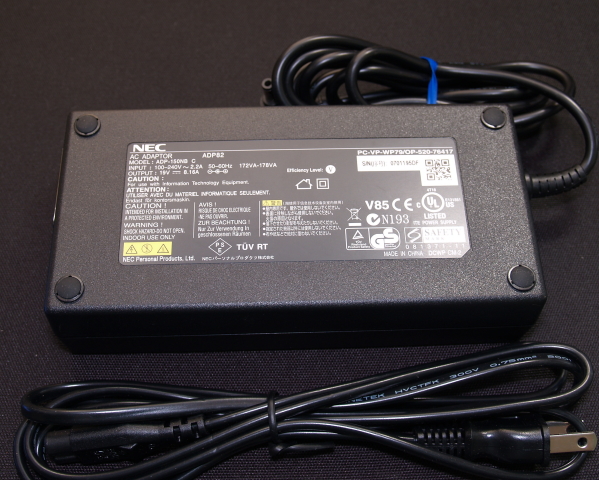 DC19V8.16A スイッチング電源ACアダプター NEC ADP-150NB　未使用品