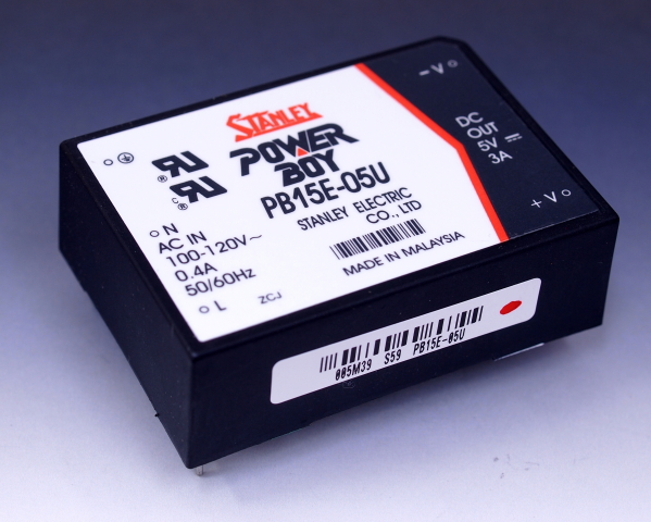 DC5V3A スイッチング電源モジュール STANLEY PowerBoy PB15E-05U