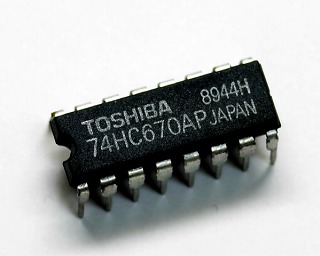 TC74HC670AP TOSHIBA