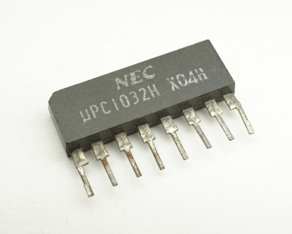 2ch 低ノイズ プリアンプ NEC μPC1032H