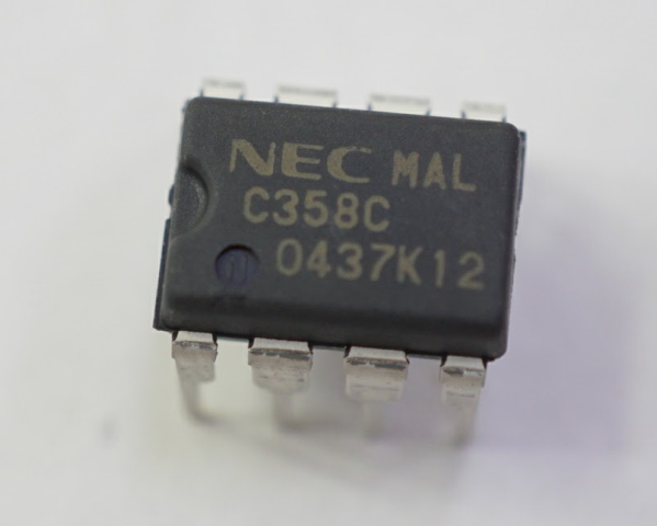 2回路 汎用 オペアンプ NEC μPC358C