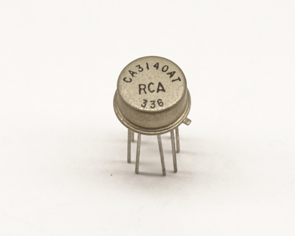 1回路 オペアンプ RCA CA3140 メタルキャン