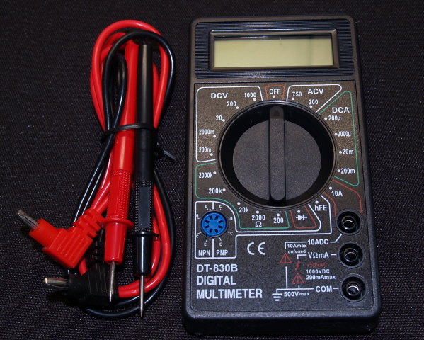 小型マルチデジタルテスターDT-830